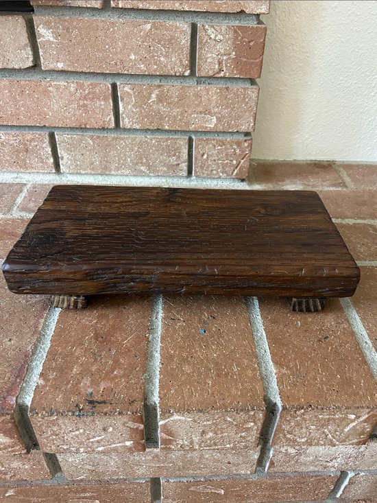 Other - Rustic Dark Brown Wooden Display Riser